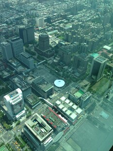 城市高空俯瞰景观