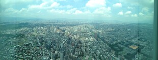 俯瞰城市全景