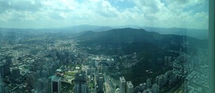 高空俯瞰城市景观