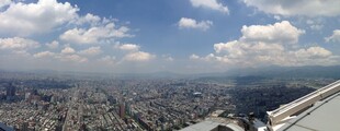 城市高空全景俯瞰美景
