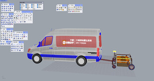货车拖挂小型设备