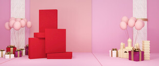 赛博舞台 科技展台 C4D 场