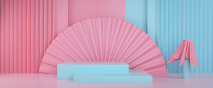 赛博舞台 科技展台 C4D 场