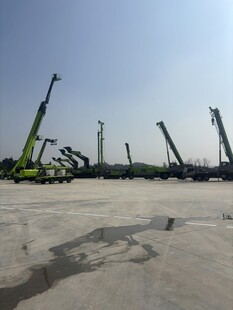 户外起重机停放场地