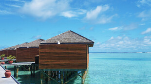 水上木屋 邂逅碧海蓝天