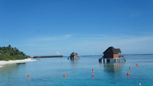 马尔代夫水上度假屋美景