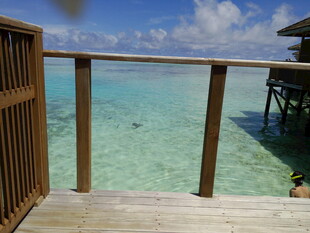 海景木屋露台美丽风光