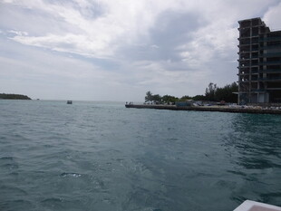 海滨高楼与广阔水域景观