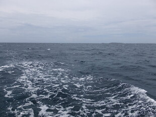 海上航迹 广阔海洋景象