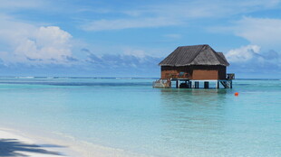 水上小屋 梦幻海岛风光