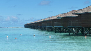 马尔代夫水上度假屋美景