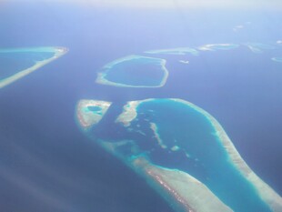 俯瞰美丽海岛风光