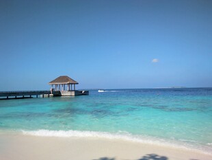 美丽海滨度假场景