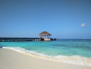 美丽海滨度假胜地风景