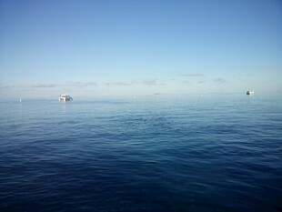 广阔海面与天际线景观