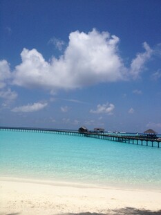 马尔代夫梦幻海岛沙滩美景