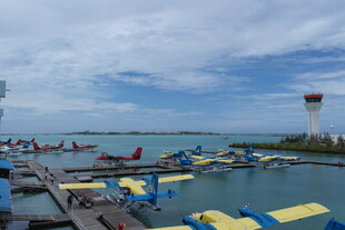 马尔代夫马尔代夫海滨码头