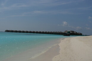 马尔代夫美丽海滩风光