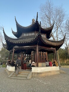 中式古亭 尽显古典韵味 拙政园