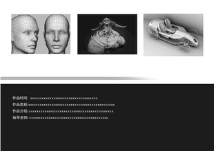 平面设计 作品集目录  极简风