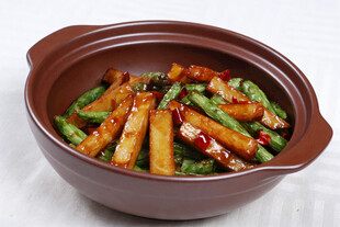 砂锅四季豆