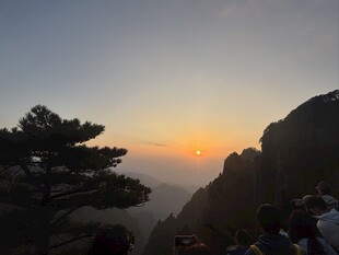 黄山日出美景