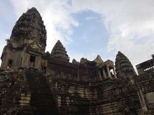 吴哥窟古老建筑风貌