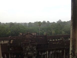 吴哥窟遗址景观