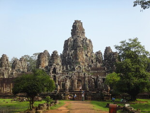 吴哥窟古老寺庙建筑景观