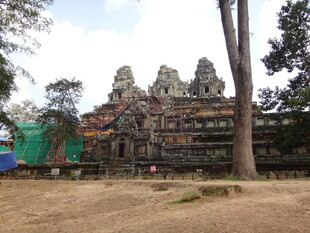 吴哥窟古老建筑景观