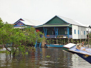 越南水上民居 独特水乡景致
