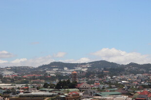 越南山城城市景观远眺