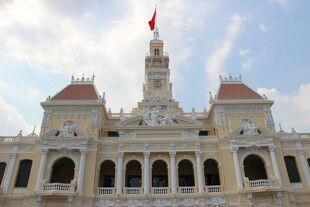 越南胡志明市市政厅建筑景观