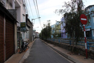 越南宁静的街道景象