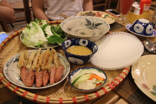 越南丰盛日式美食拼盘