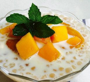 芒果椰奶西米露