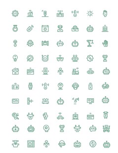 简约几何图标集合