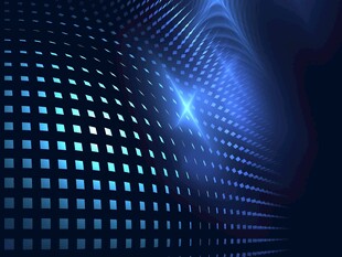 蓝色网格科技感背景图案