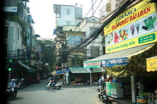 越南东南亚街头巷景