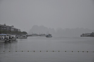 越南雾中湖畔景致