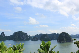 越南美丽下龙湾海景风光