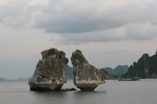 越南海上独特双石景观