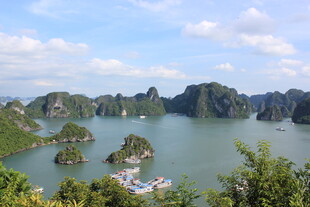 越南下龙湾美丽海景风光