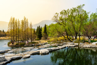 春日河畔美景