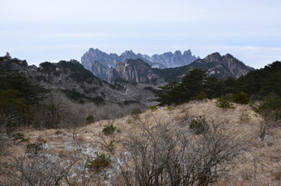 山峦荒野景色