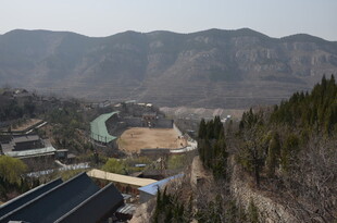 山间村落远景俯瞰