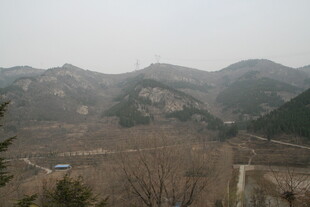 山峦景色 冬日旷野风光