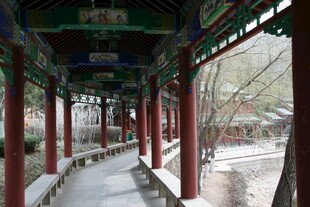 雪后古廊美景