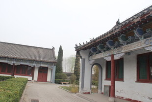 中式古建筑庭院景观