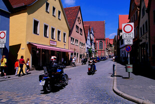 德国欧洲小镇街道风情